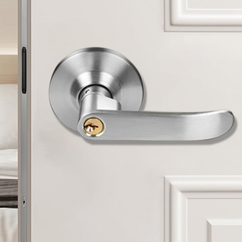 Door Handle Bar - 3개의 열쇠가 있는 도어 레버 잠금장치,
