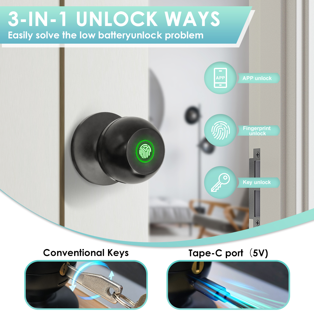 투야 전자 도어락 스마트 외부 도어락 지문 키 스마트  - Door Handle Bar 리뷰 및 가격