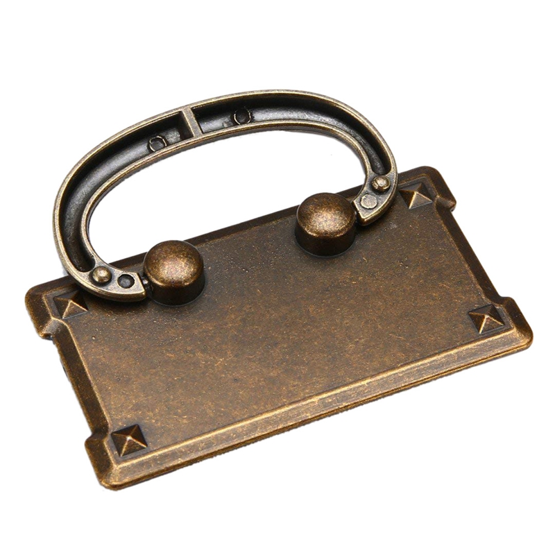 빈티지 골동품 청동 서랍 링 풀 핸들, 캐비닛 도어 가 - Furniture Hardware Parts 리뷰 및 가격