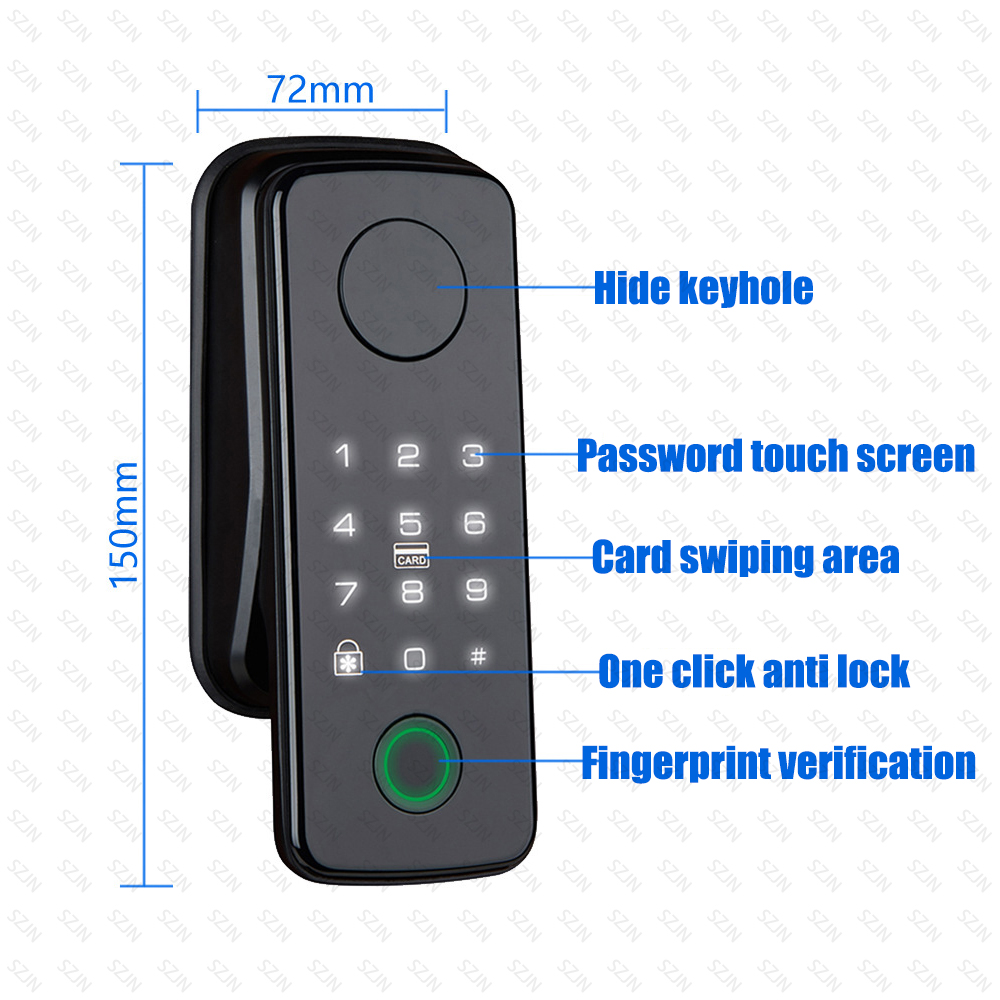 TTLock 자동 스마트 지문 잠금 장치 스마트 잠금  - Door Handle Bar 리뷰 및 가격