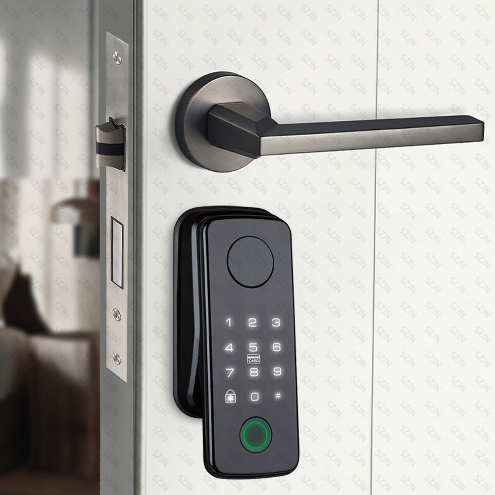 TTLock 자동 스마트 지문 잠금 장치 스마트 잠금  - Door Handle Bar 리뷰 및 가격