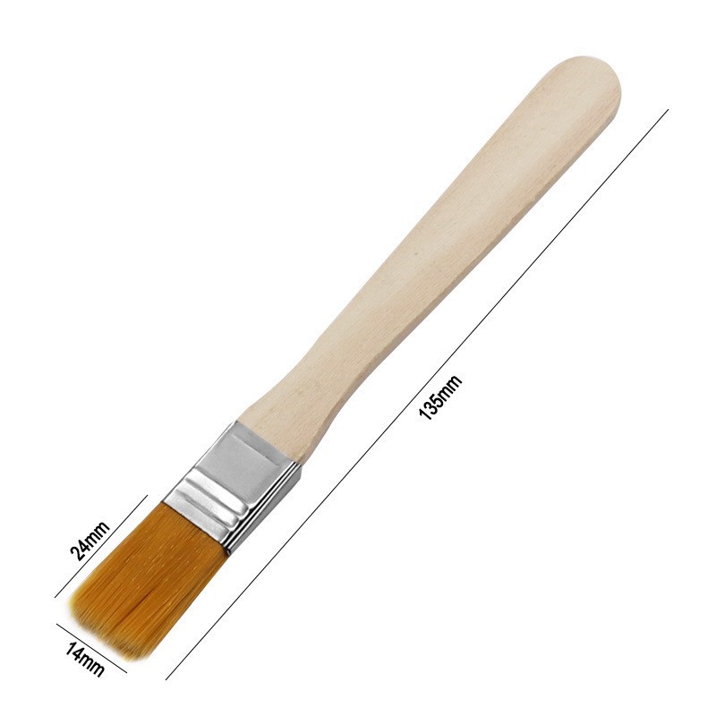 5인치 나일론 페인트 붓 50개, 나무 손잡이, 노란색 - Furniture Hardware Parts 리뷰 및 가격