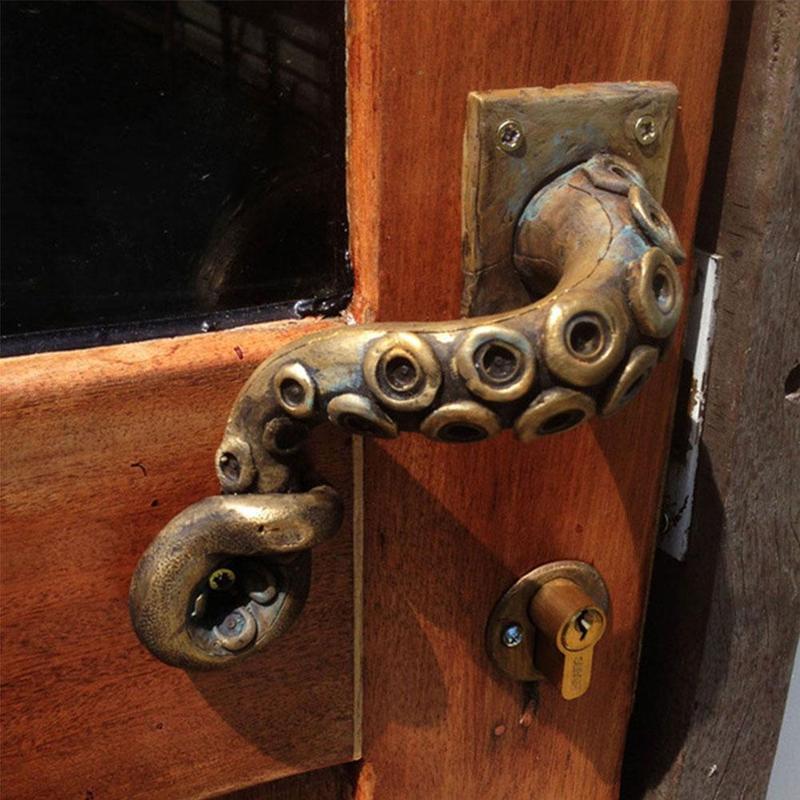 빈티지 문어 문짝 손잡이, 동물 스타일, 야외 후크 가 - Furniture Hardware Parts 리뷰 및 가격