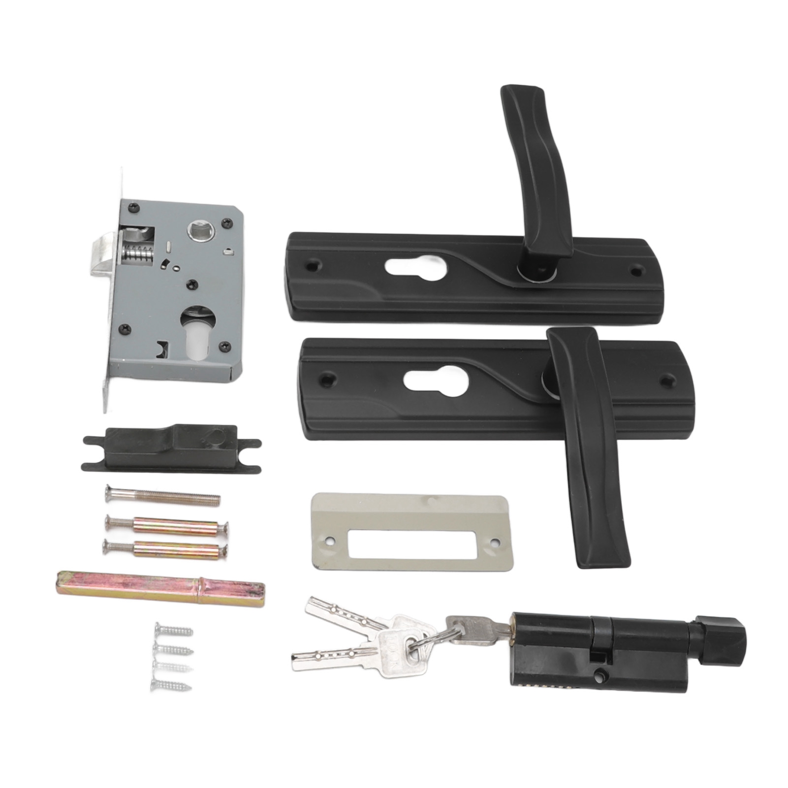 문짝 망간강 사일런트 베어링 범용 문짝 레버 잠금 세트 - Door Handle Bar 리뷰 및 가격