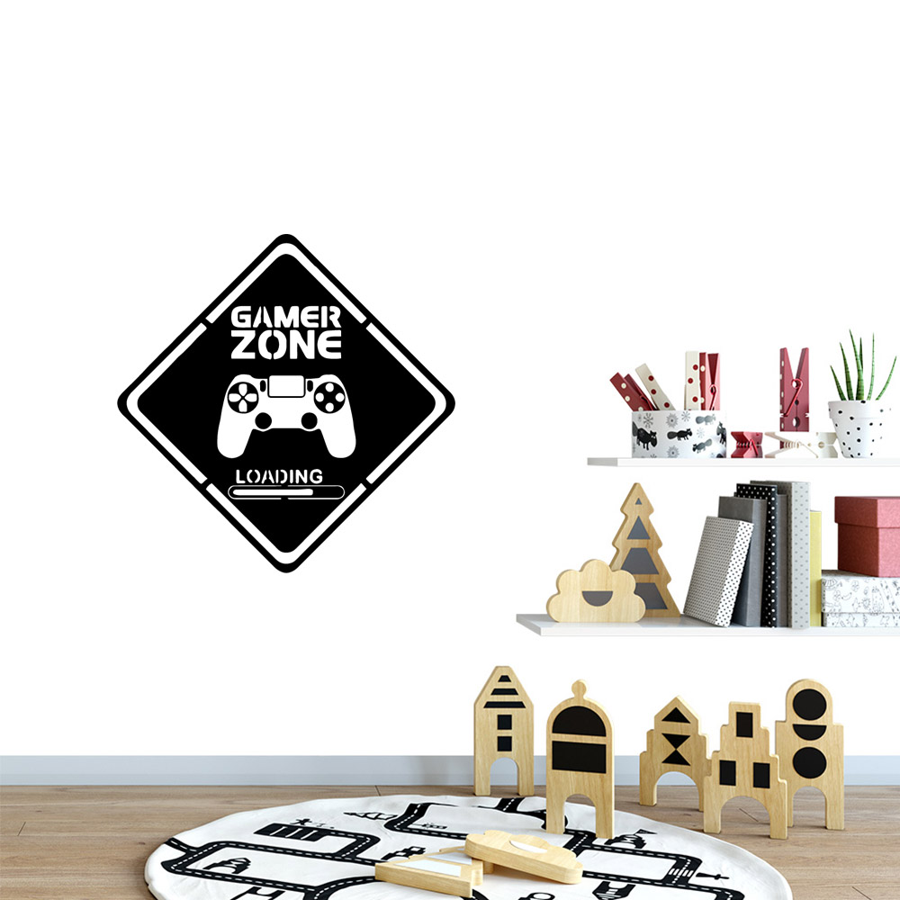 1pc 게이머 벽 아트 데칼 어린이 방 장식 게임 핸들 - Furniture Hardware Parts 리뷰 및 가격